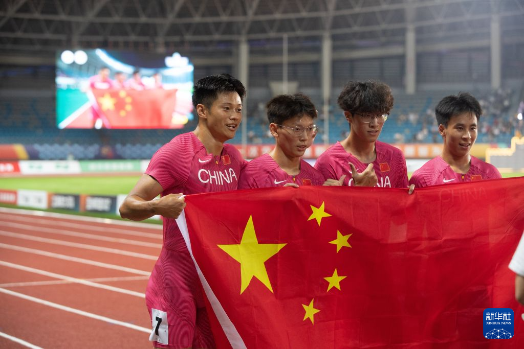 亚洲接力锦标赛:中国队夺得男子4X100米冠军