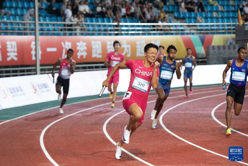 亚洲接力锦标赛:中国队夺得男子4X100米冠军