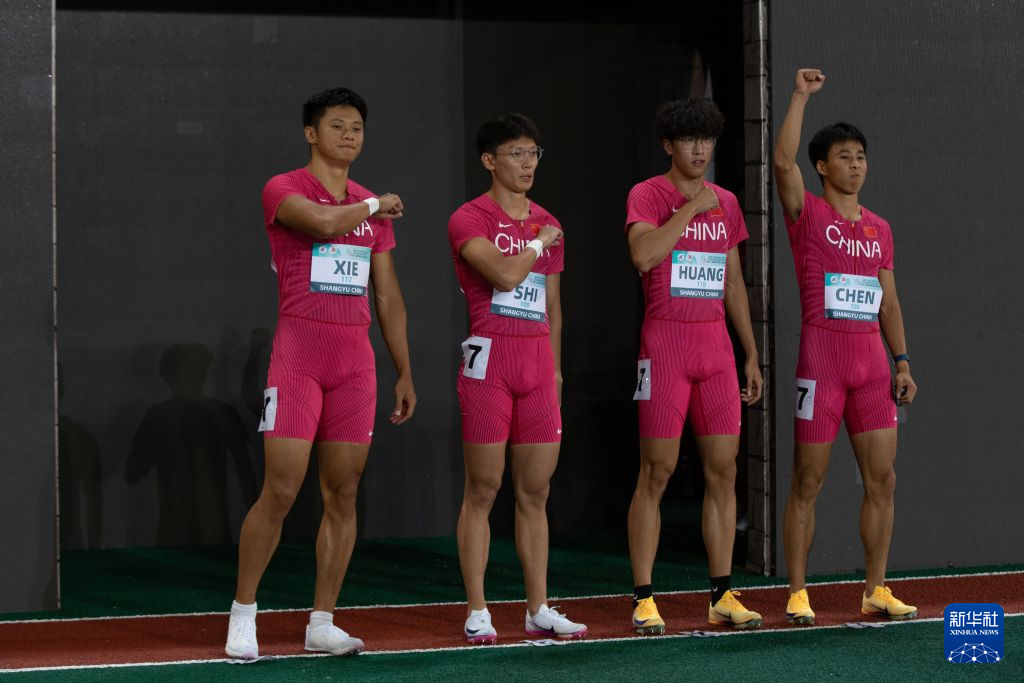 亚洲接力锦标赛:中国队夺得男子4X100米冠军