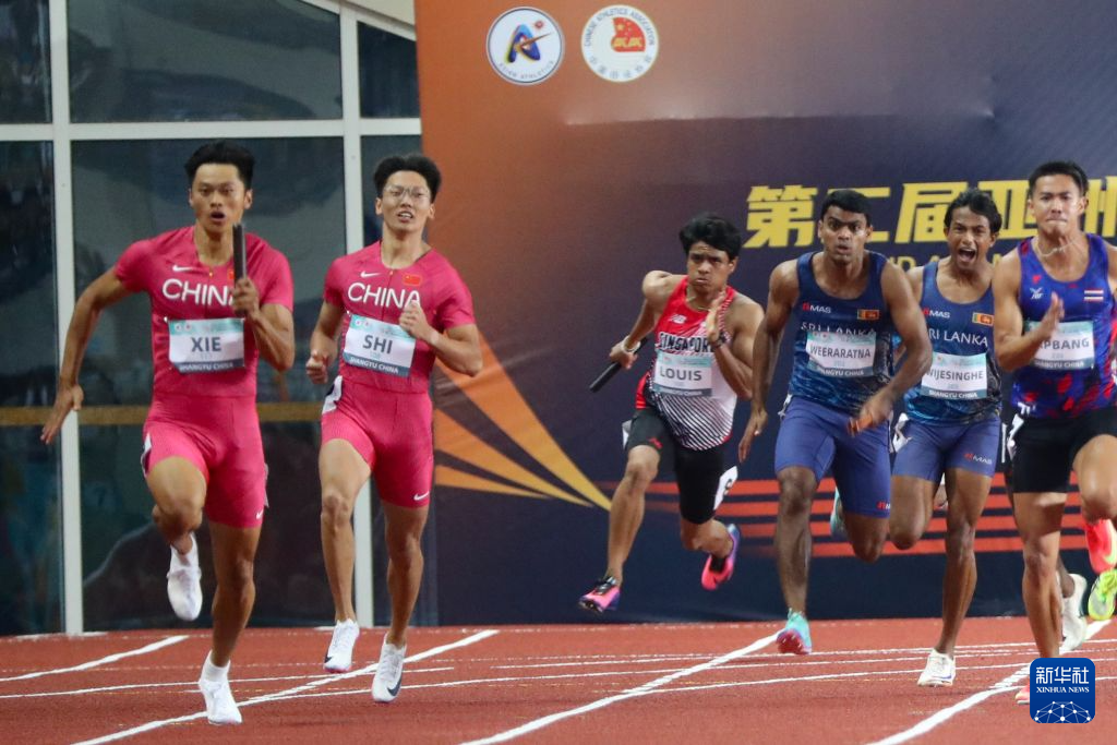 亚洲接力锦标赛:中国队夺得男子4X100米冠军